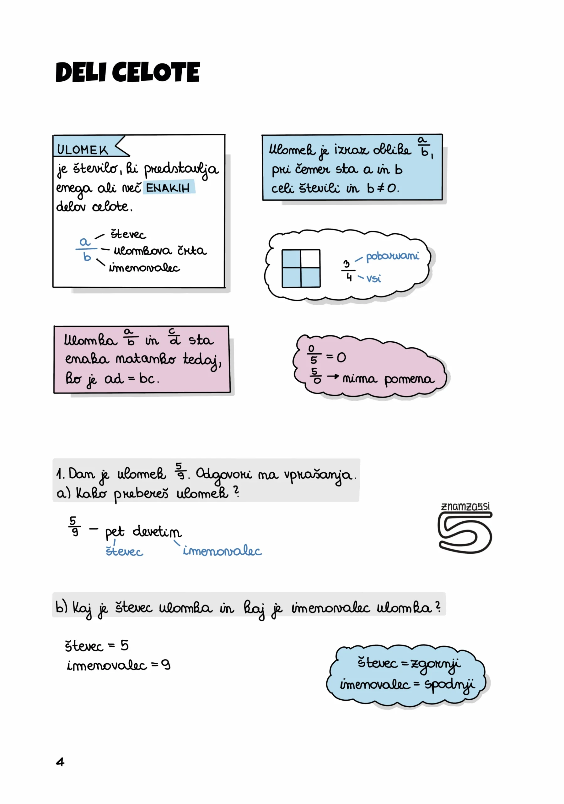 naloge - deli celote